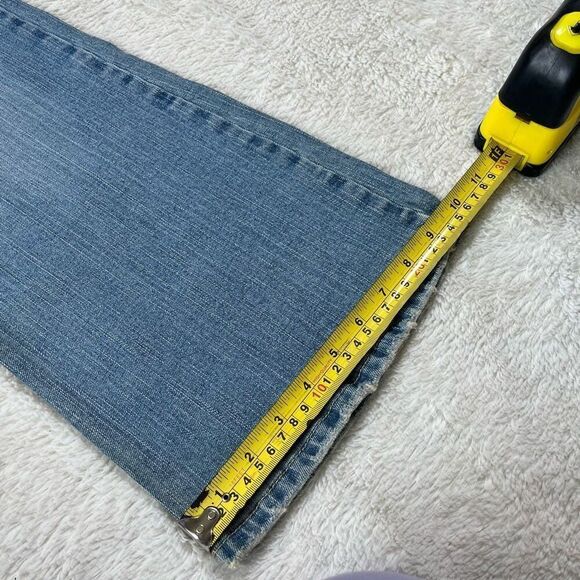 Vintage Y2K Refuge Light Wash Flare Wide Leg Preppy Jeans - Picture 9 of 9